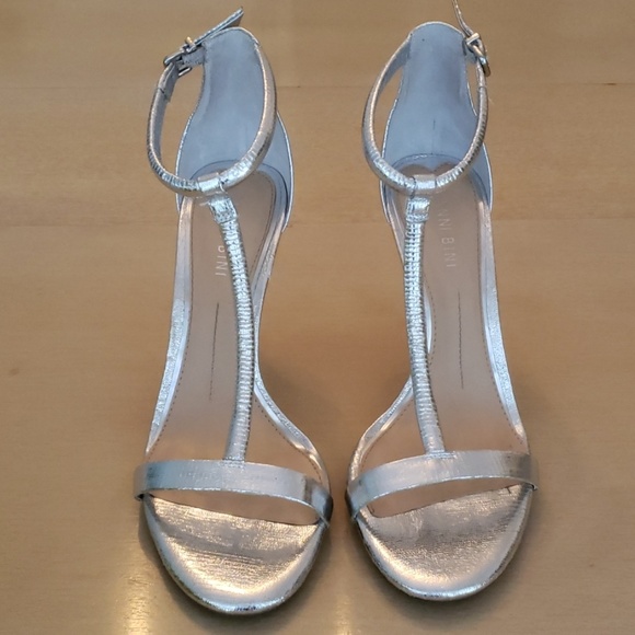 gianni bini silver sandals